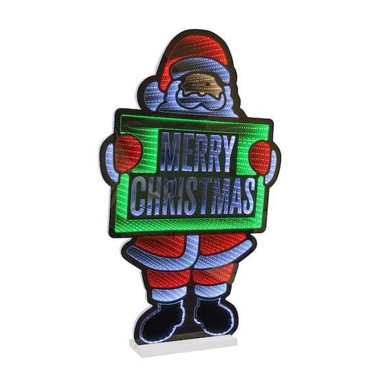 Melrose 36" Merry Christmas Santa Ekkolight